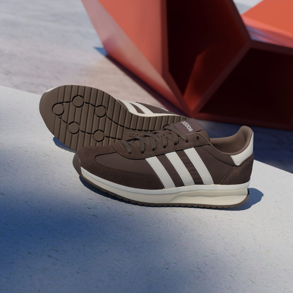 Adidas Men's RUN 70s 2.0 Shoes - Earth Strata / Off White / Warm Vanilla - Image 4