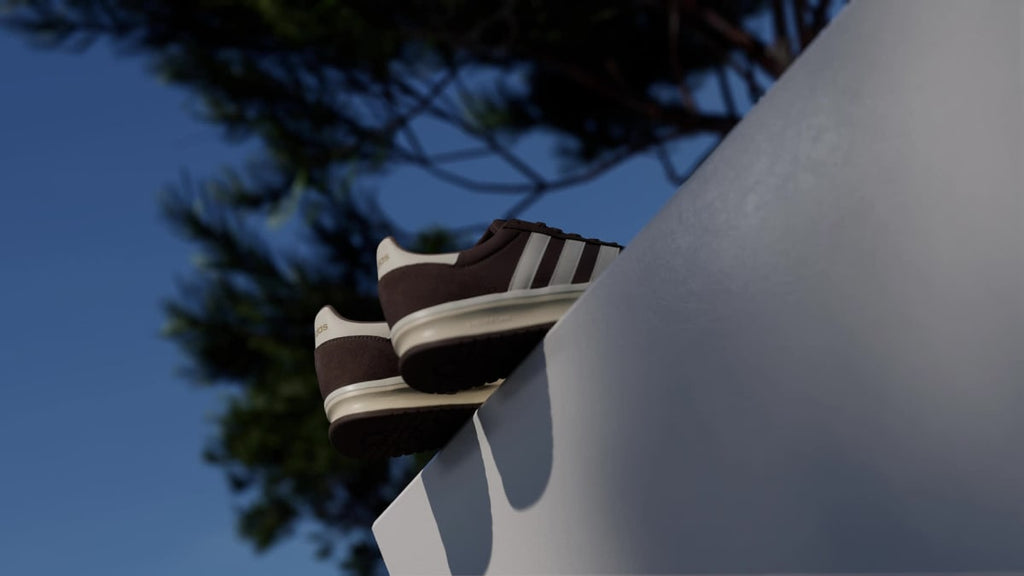 Adidas Men's RUN 70s 2.0 Shoes - Earth Strata / Off White / Warm Vanilla - Image 2