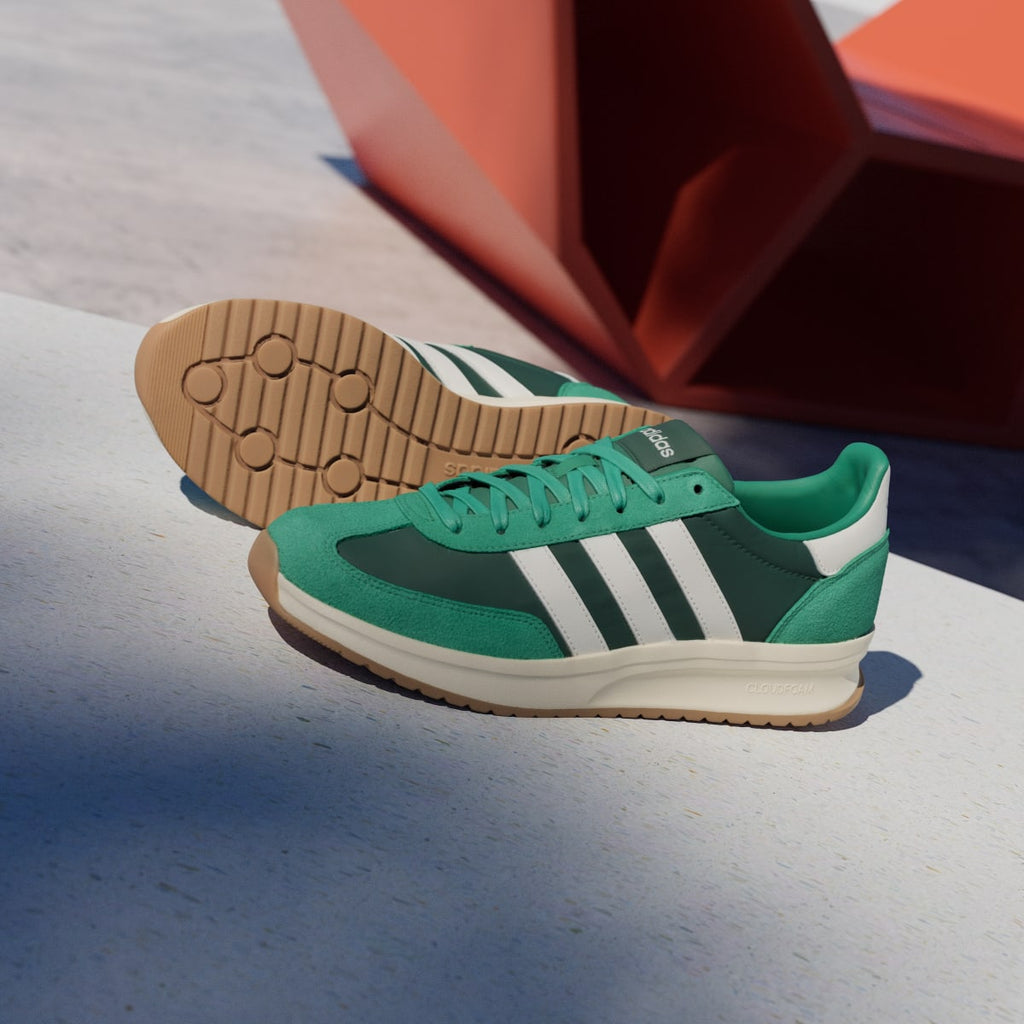 Adidas Men's RUN 70s 2.0 Shoes - Collegiate Green / Core White / Semi Court Green - Image 4