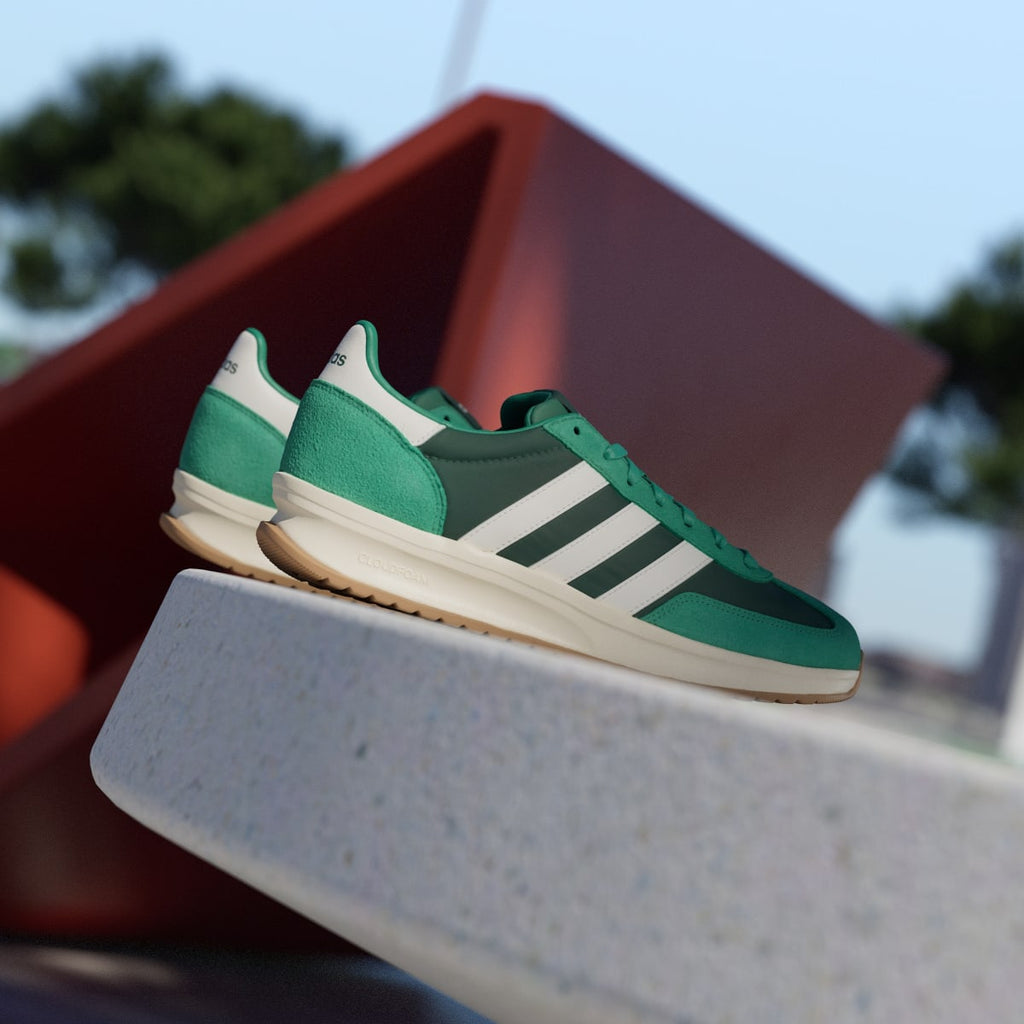 Adidas Men's RUN 70s 2.0 Shoes - Collegiate Green / Core White / Semi Court Green - Image 6
