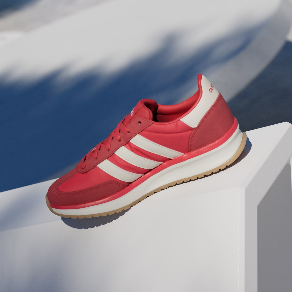 Adidas Women's RUN 70s 2.0 Shoes - Pure Ruby / Off White / Better Scarlet - Image 7