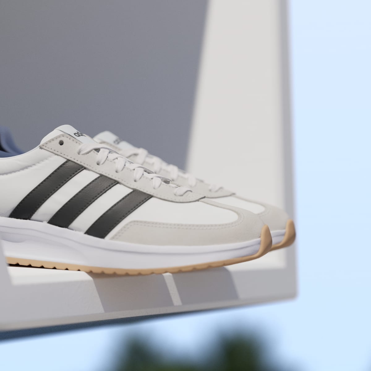 Adidas Men's RUN 70s 2.0 Shoes - Cloud White / Core Black / Grey One - Image 10