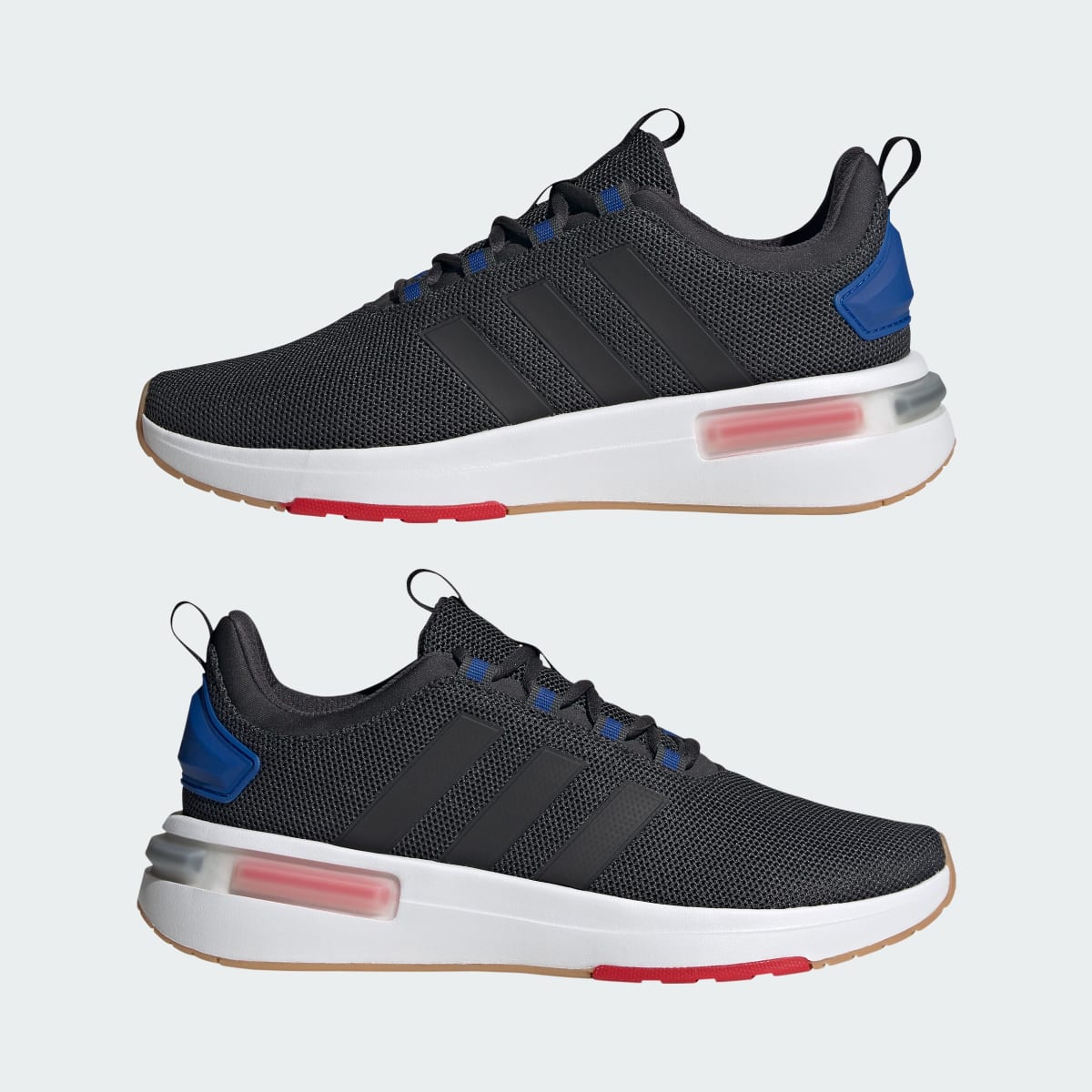 Adidas Men's Racer TR23 Shoes - Carbon / Core Black / Royal Blue - Image 7