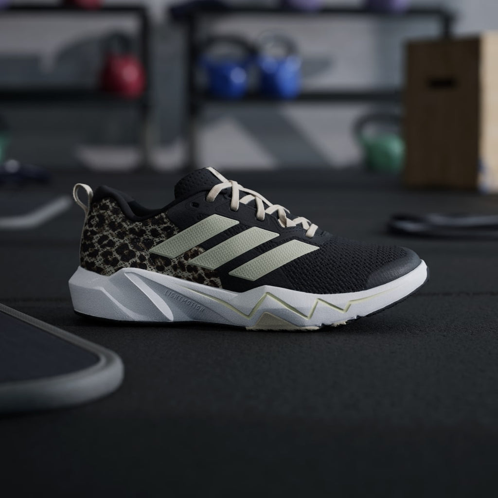 Adidas Women's Rapidmove Go Training Sneakers - Core Black / Ice Gold Met. / Crystal Linen - Image 2