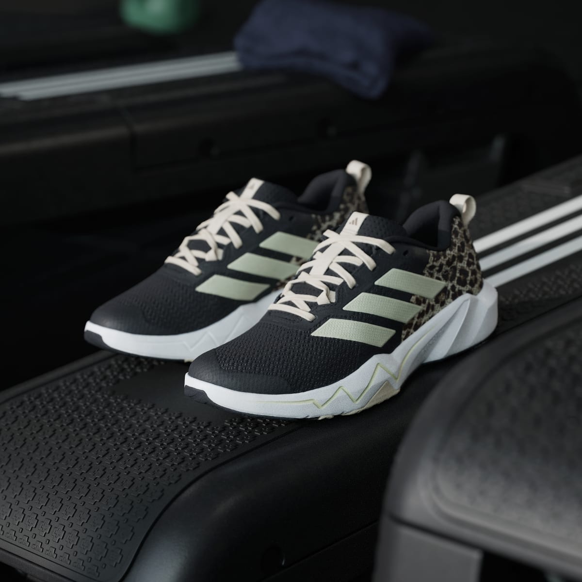 Adidas Women's Rapidmove Go Training Sneakers - Core Black / Ice Gold Met. / Crystal Linen - Image 4