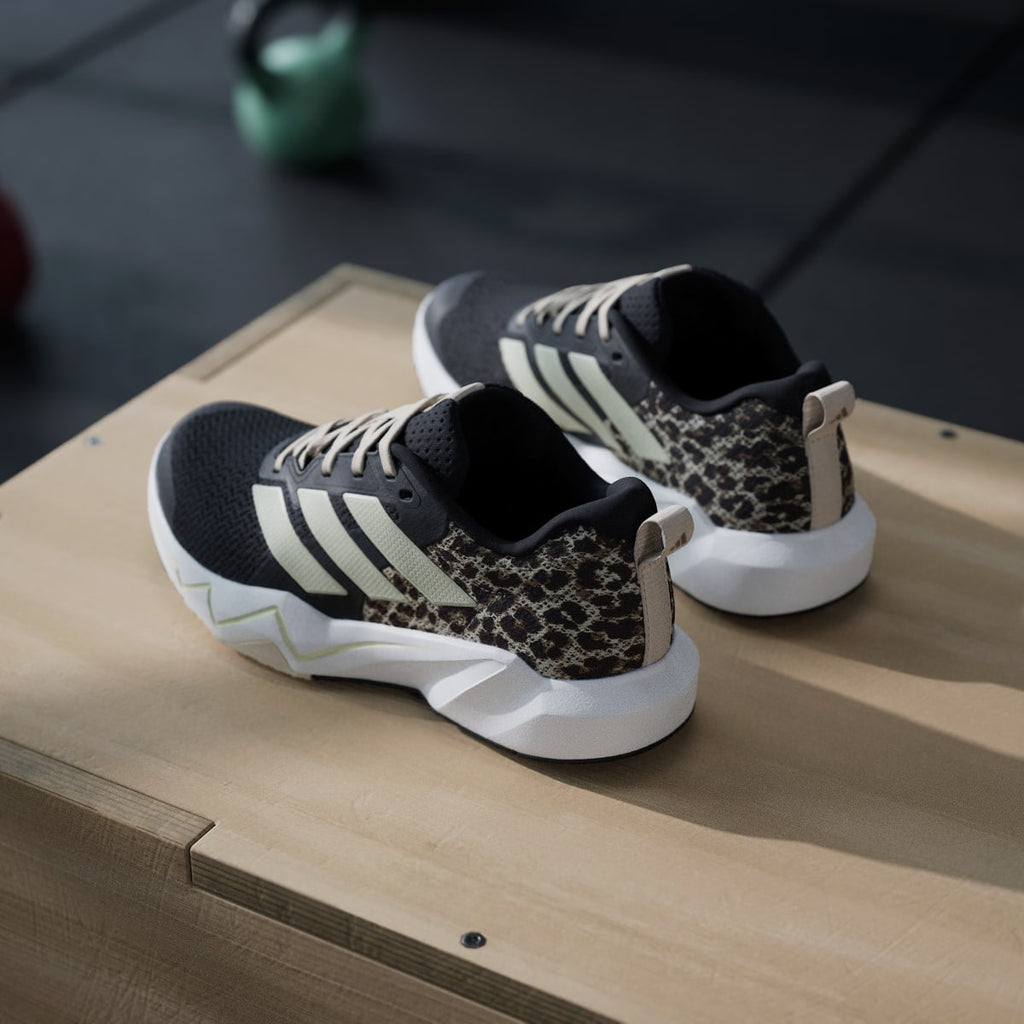 Adidas Women's Rapidmove Go Training Sneakers - Core Black / Ice Gold Met. / Crystal Linen - Image 5
