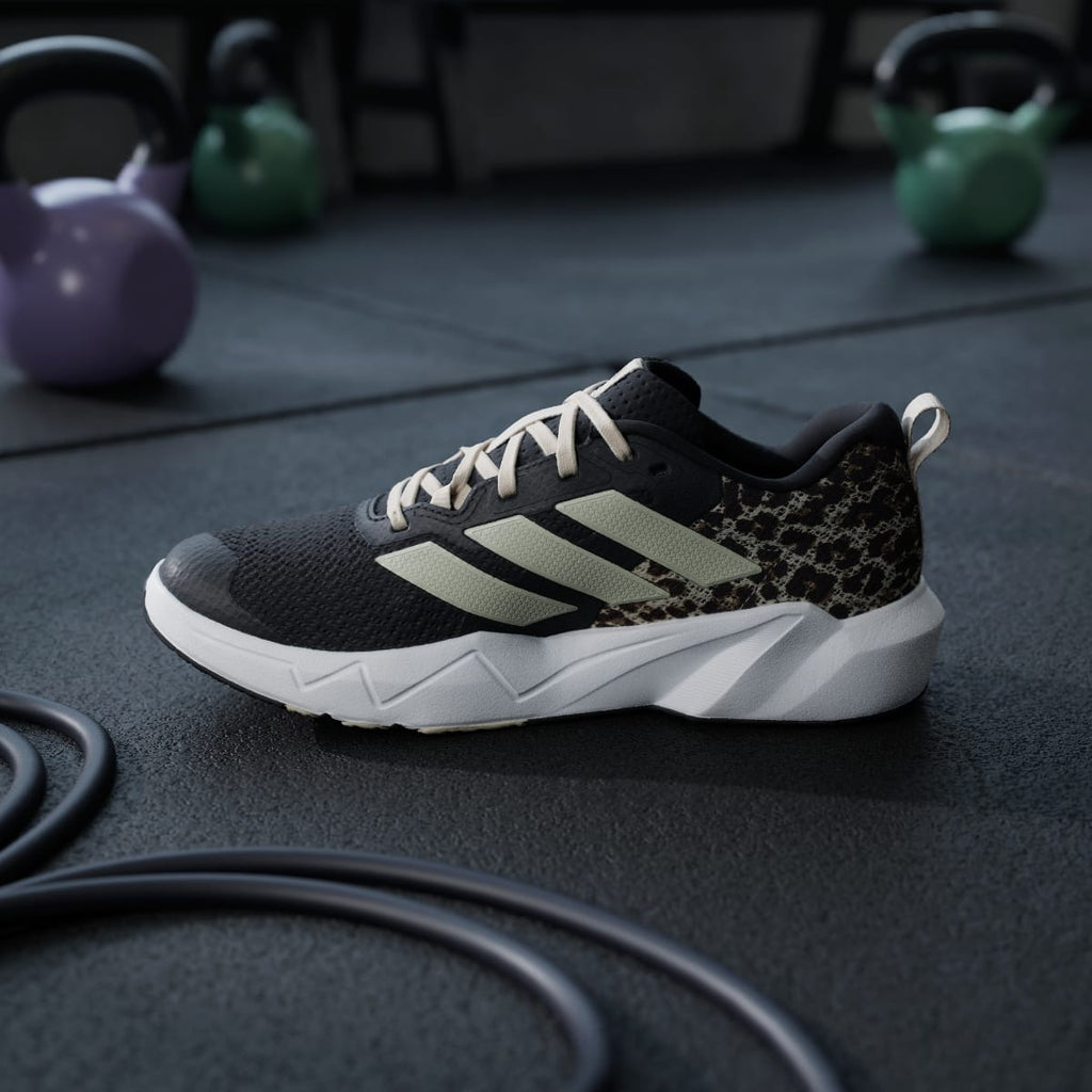 Adidas Women's Rapidmove Go Training Sneakers - Core Black / Ice Gold Met. / Crystal Linen - Image 6