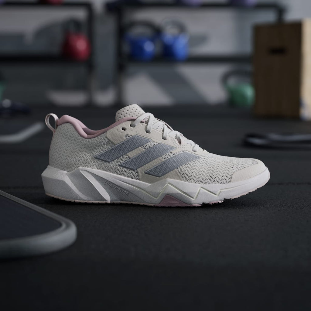 Adidas Women's Rapidmove Go Training Sneakers - Orbit Grey / Silver Metallic / Dual Lilac - Image 3