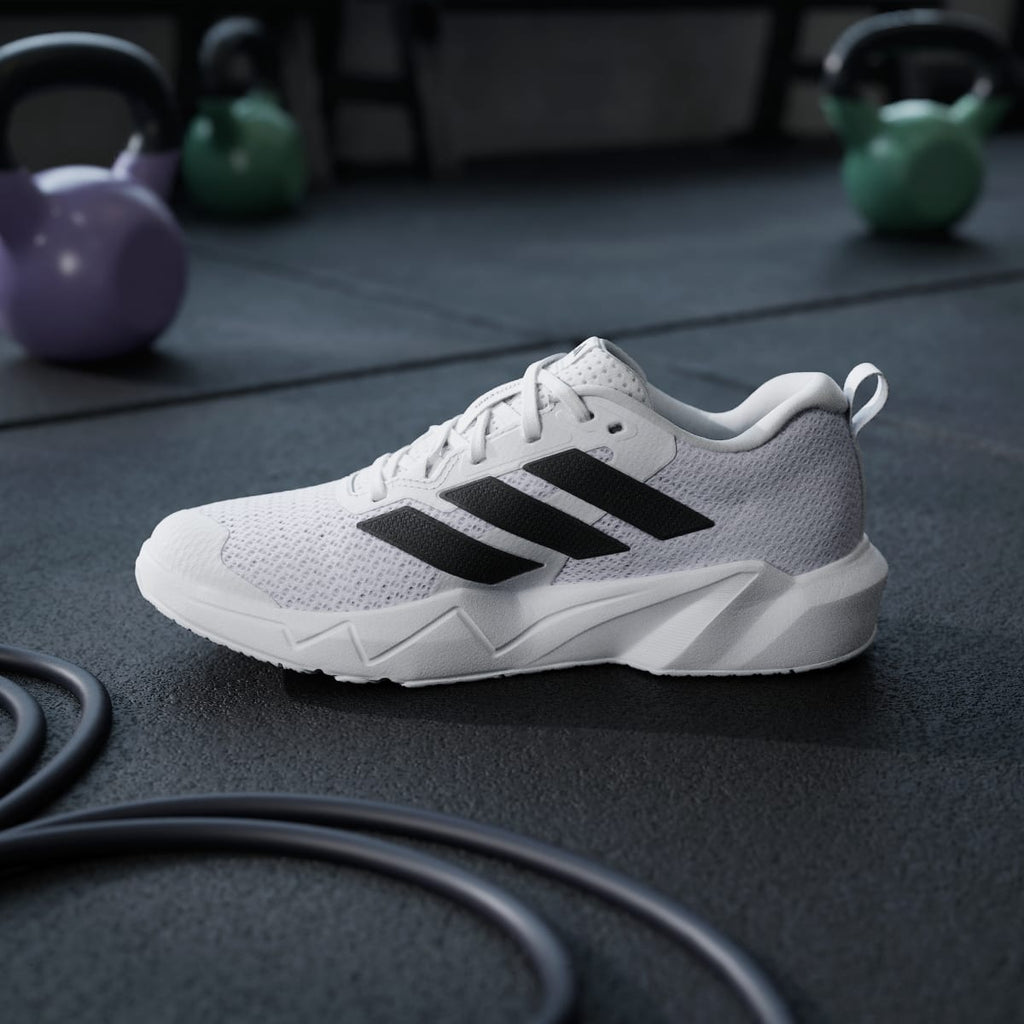 Adidas Women's Rapidmove Go Training Sneakers - Cloud White / Core Black / Silver Metallic - Image 7