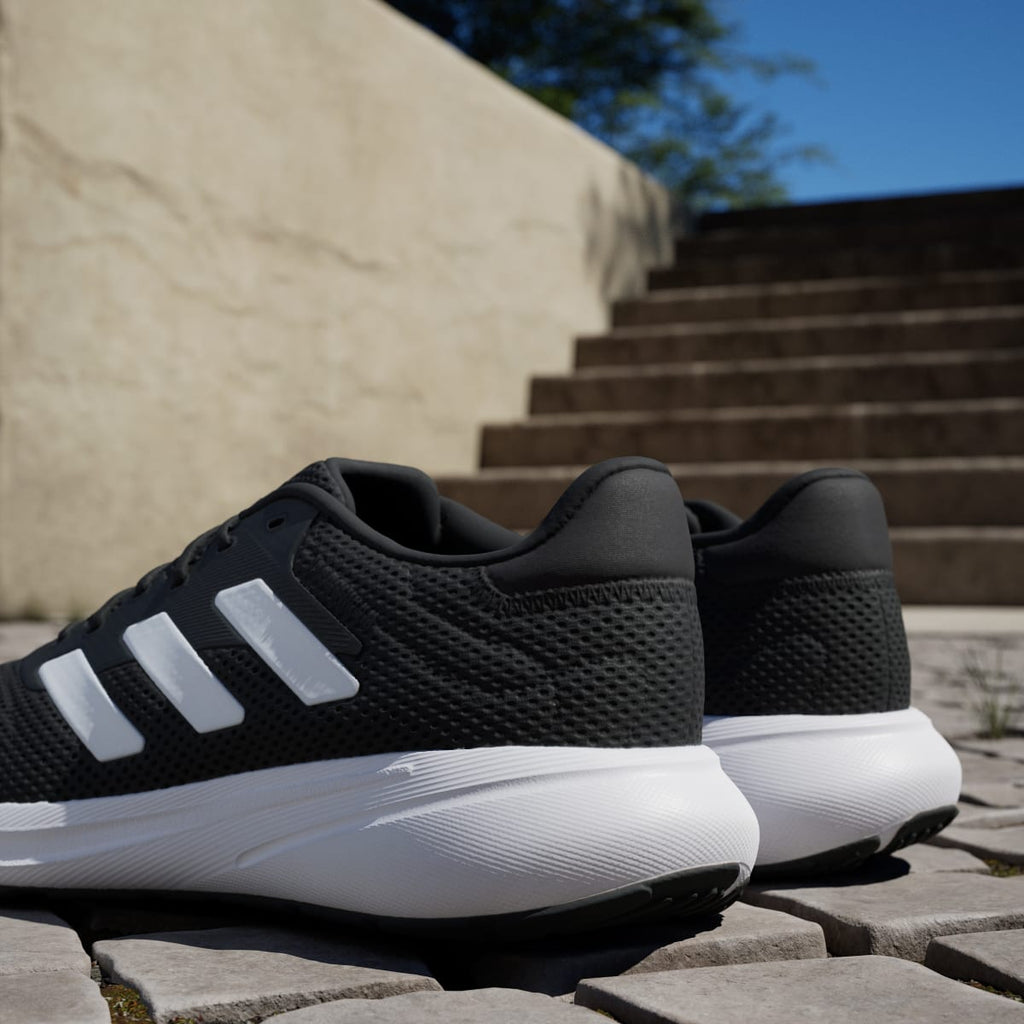Adidas Women's Response Runner Shoes - Core Black / Cloud White / Cloud White - Image 10
