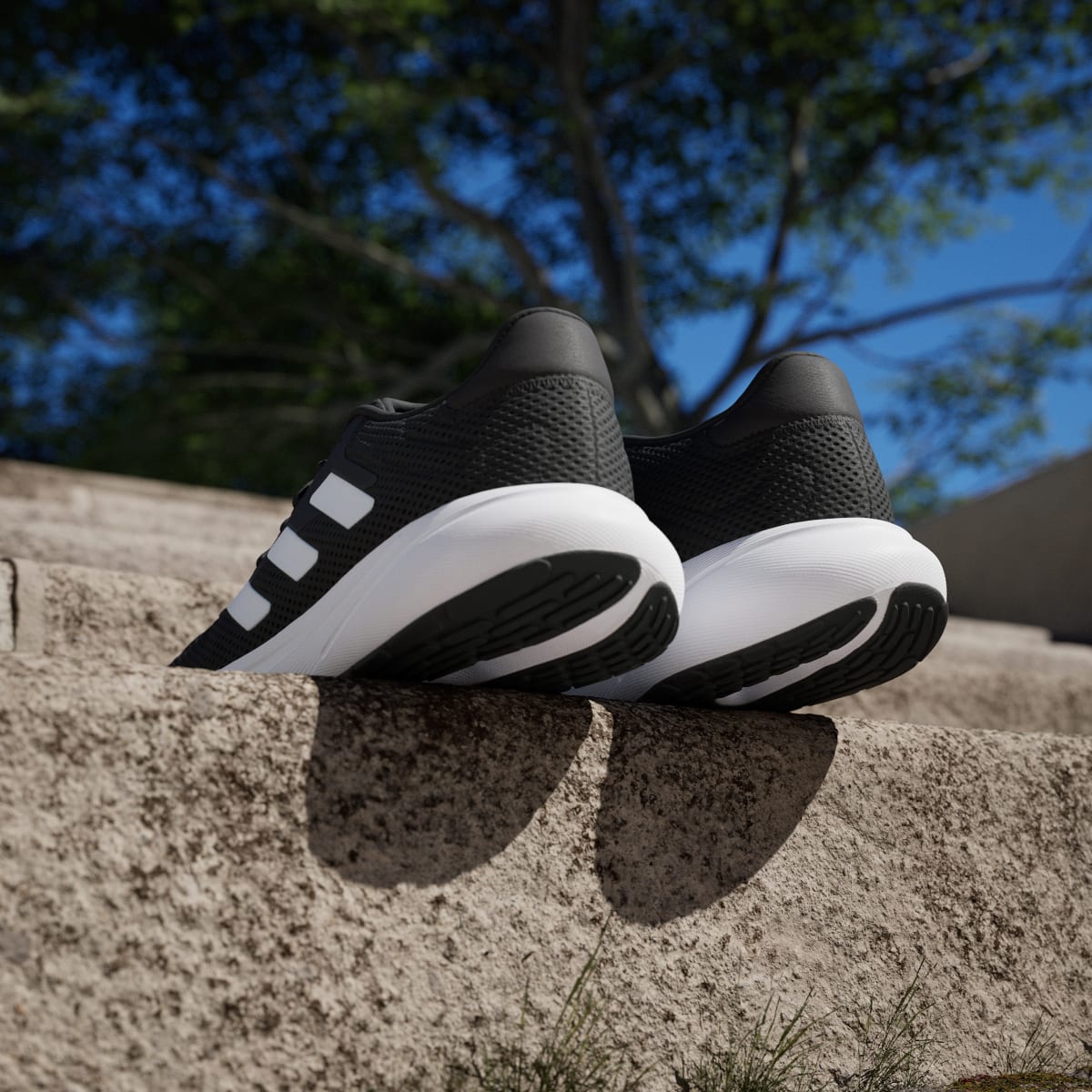 Adidas Women's Response Runner Shoes - Core Black / Cloud White / Cloud White - Image 6