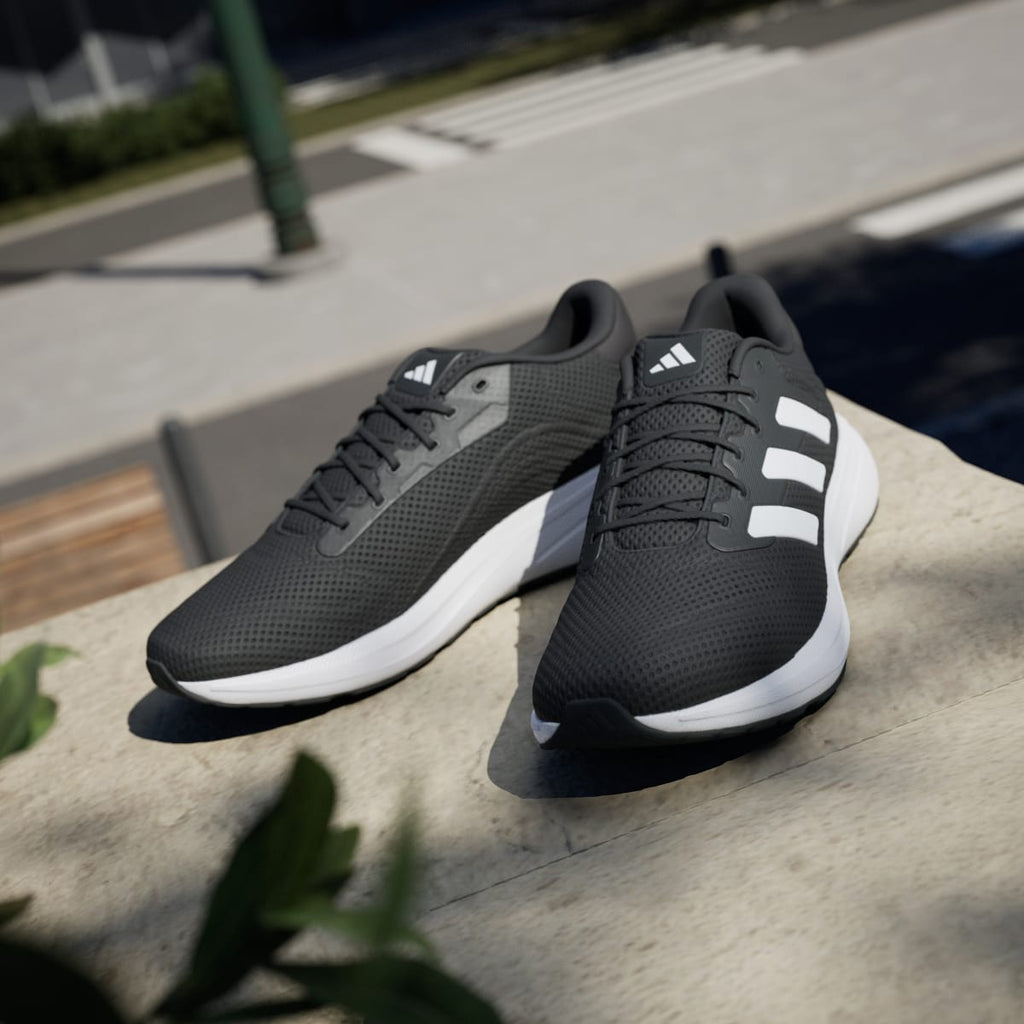 Adidas Women's Response Runner Shoes - Core Black / Cloud White / Cloud White - Image 8