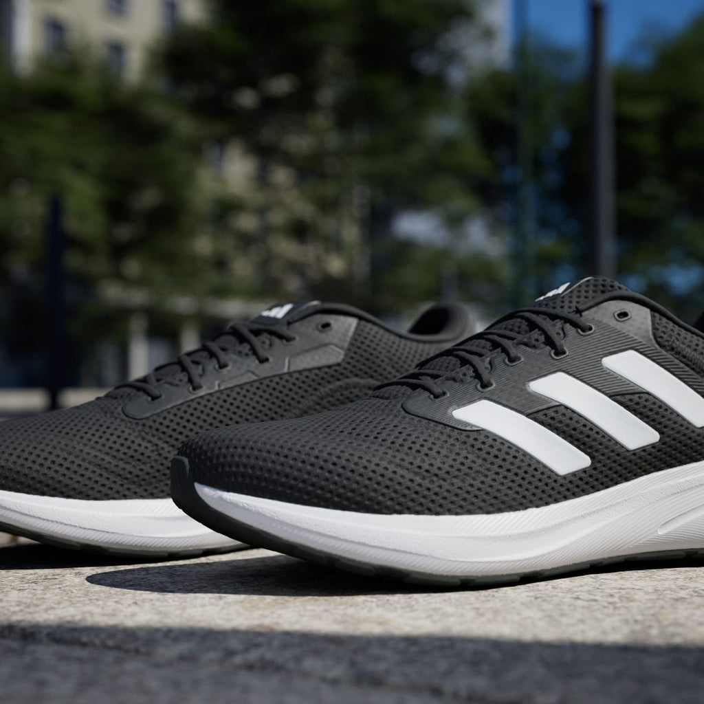 Adidas Men's Response Runner Shoes - Core Black / Cloud White / Cloud White - Image 9