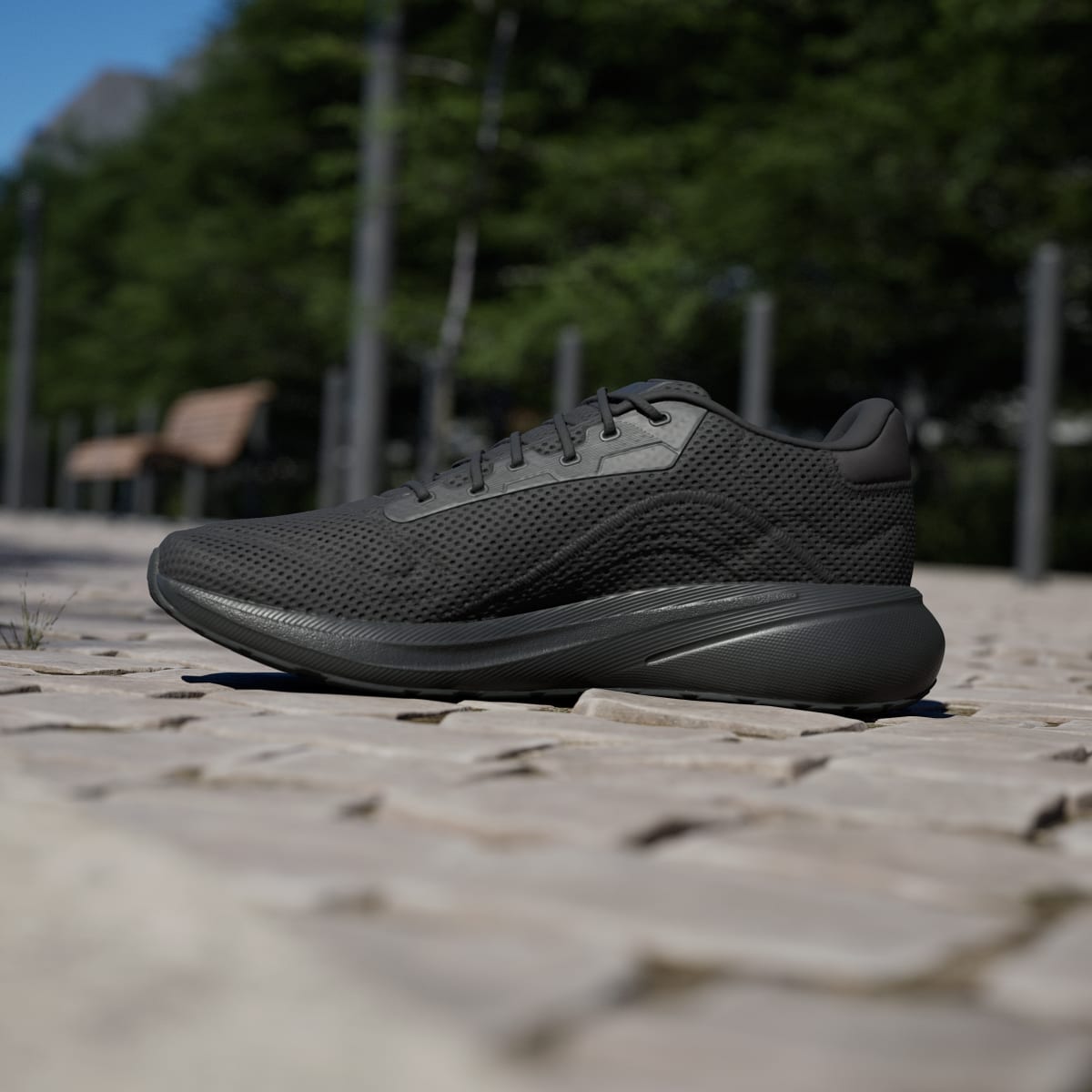 Adidas Men's Response Runner Shoes - Core Black / Core Black / Core Black - Image 7