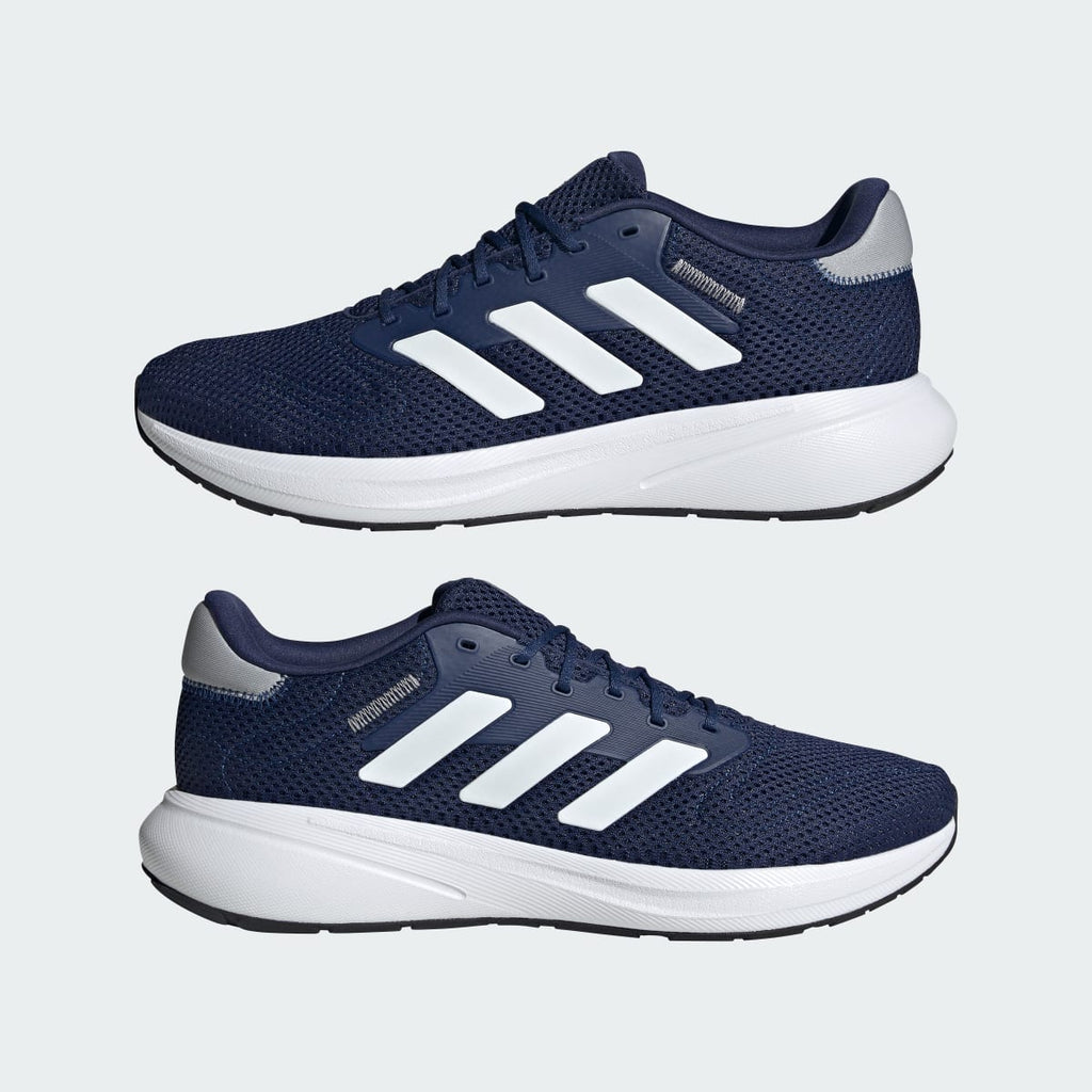 Adidas Men's Response Runner Shoes - Dark Blue / Cloud White / Halo Silver - Image 7