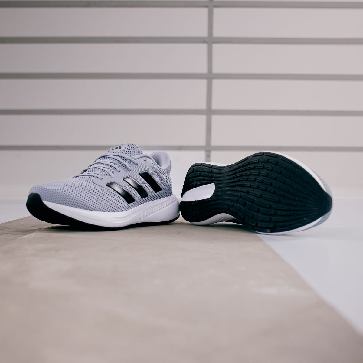 Adidas Women's Response Runner Shoes - Halo Silver / Core Black / Grey - Image 11
