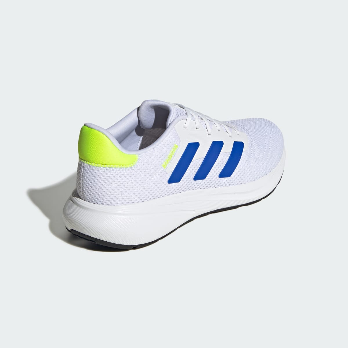 Adidas Men's Response Runner Shoes - Cloud White / Lucid Blue / Lucid Lemon - Image 5