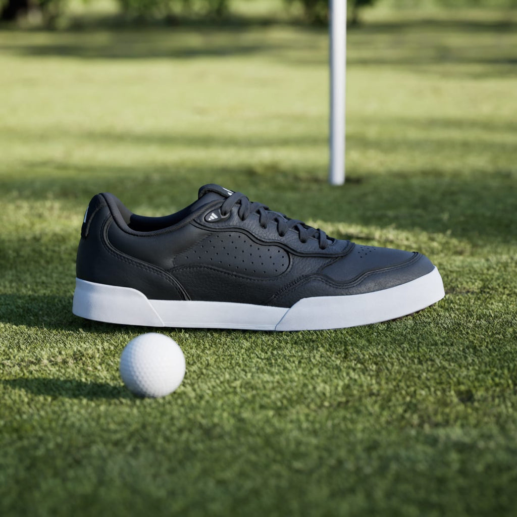 Adidas Men's Retrocross 25 Spikeless Golf Shoes - Core Black / Cloud White / Gum - Image 3