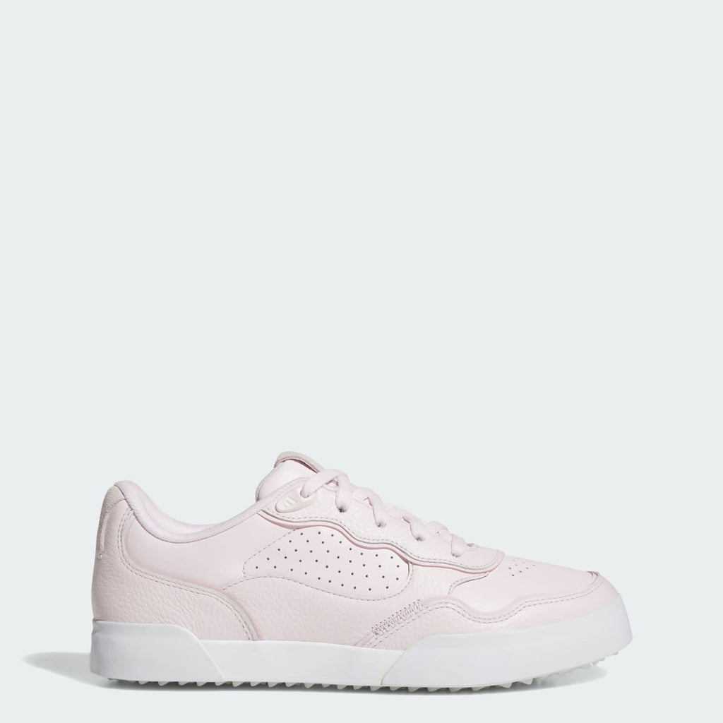 Adidas Women's Retrocross 25 Spikeless Golf Shoes - Almost Pink / Cloud White / Off White - Image 1