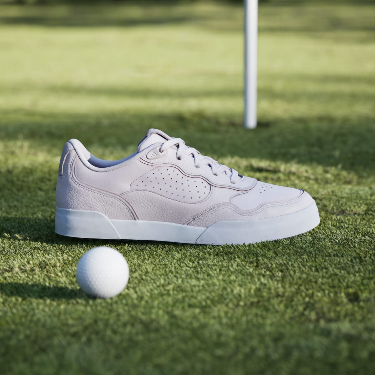 Adidas Women's Retrocross 25 Spikeless Golf Shoes - Almost Pink / Cloud White / Off White - Image 3