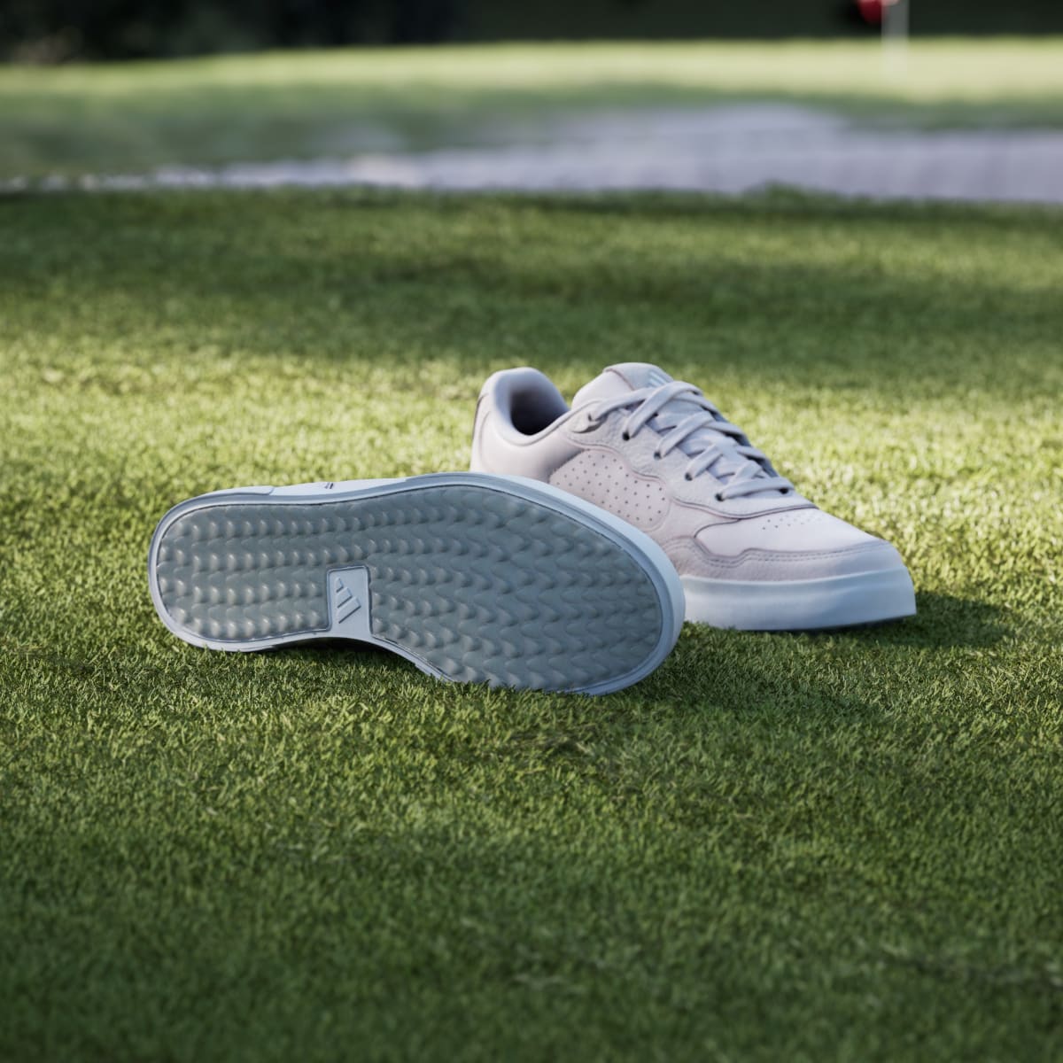 Adidas Women's Retrocross 25 Spikeless Golf Shoes - Almost Pink / Cloud White / Off White - Image 4