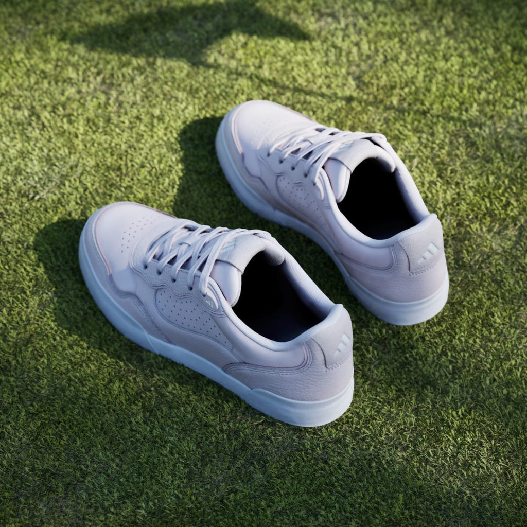 Adidas Women's Retrocross 25 Spikeless Golf Shoes - Almost Pink / Cloud White / Off White - Image 8