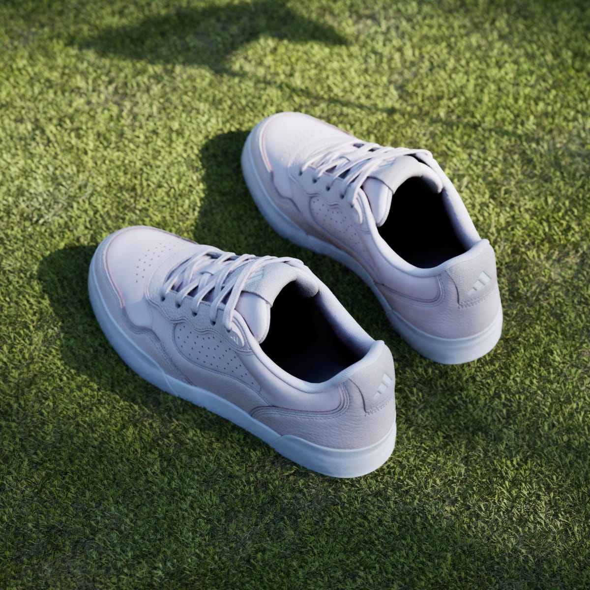 Adidas Women's Retrocross 25 Spikeless Golf Shoes - Almost Pink / Cloud White / Off White - Image 8