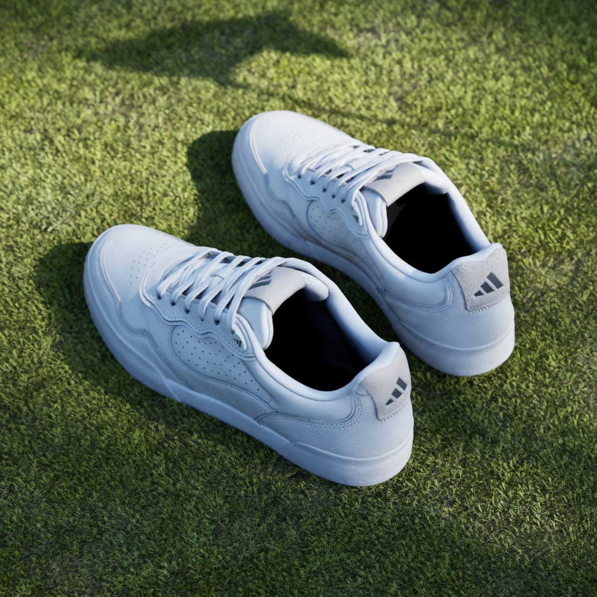 Adidas Men's Retrocross 25 Spikeless Golf Shoes - Cloud White / Grey Six / Gum - Image 8