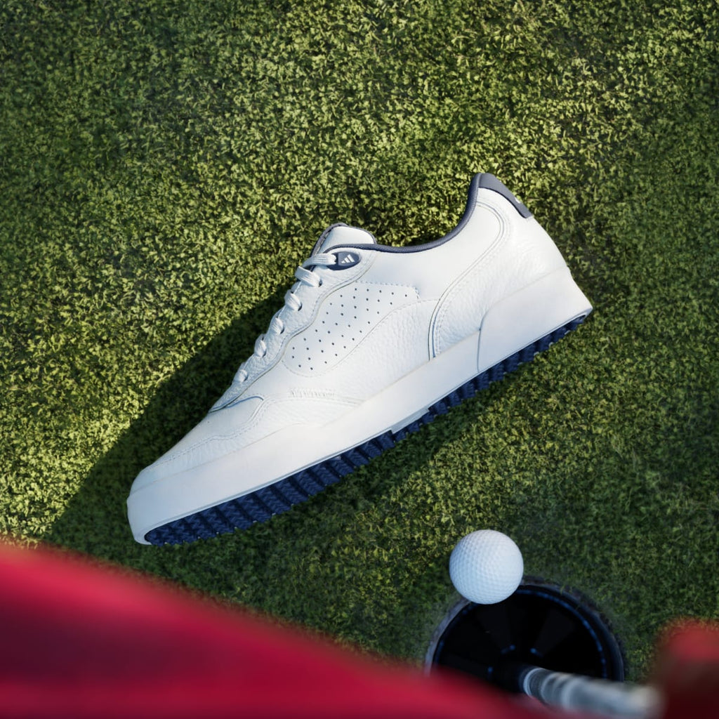 Adidas Men's Retrocross 25 Spikeless Golf Shoes - Off White / Night Indigo / Off White - Image 7