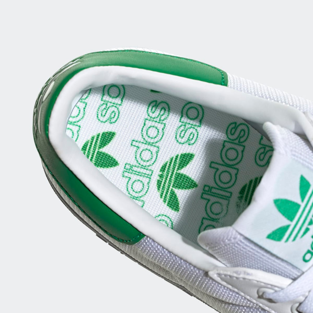 Adidas Men's Rod Laver Shoes - Cloud White / Cloud White / Green - Image 9