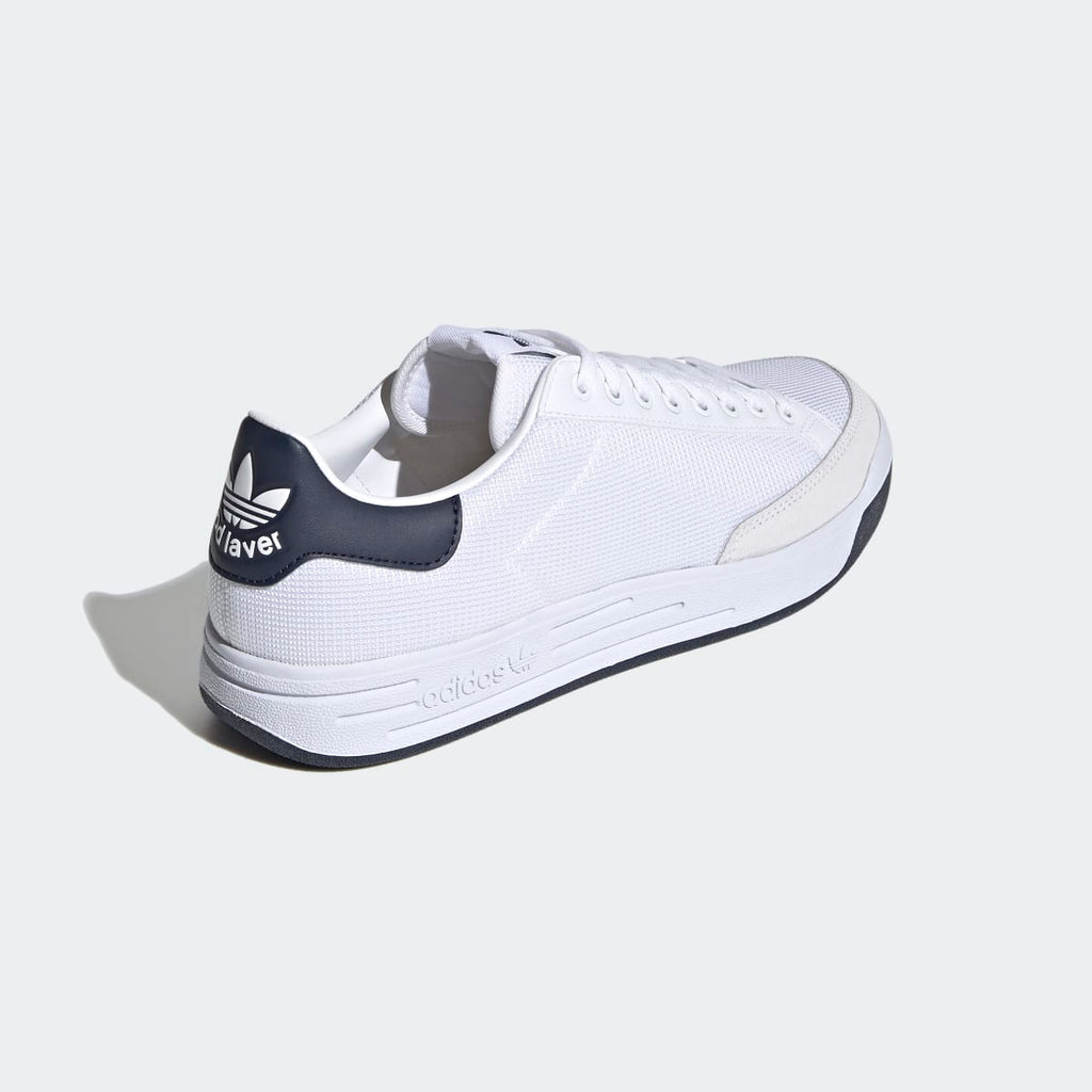 Adidas Men's Rod Laver Shoes - Cloud White / Cloud White / Collegiate Navy - Image 5