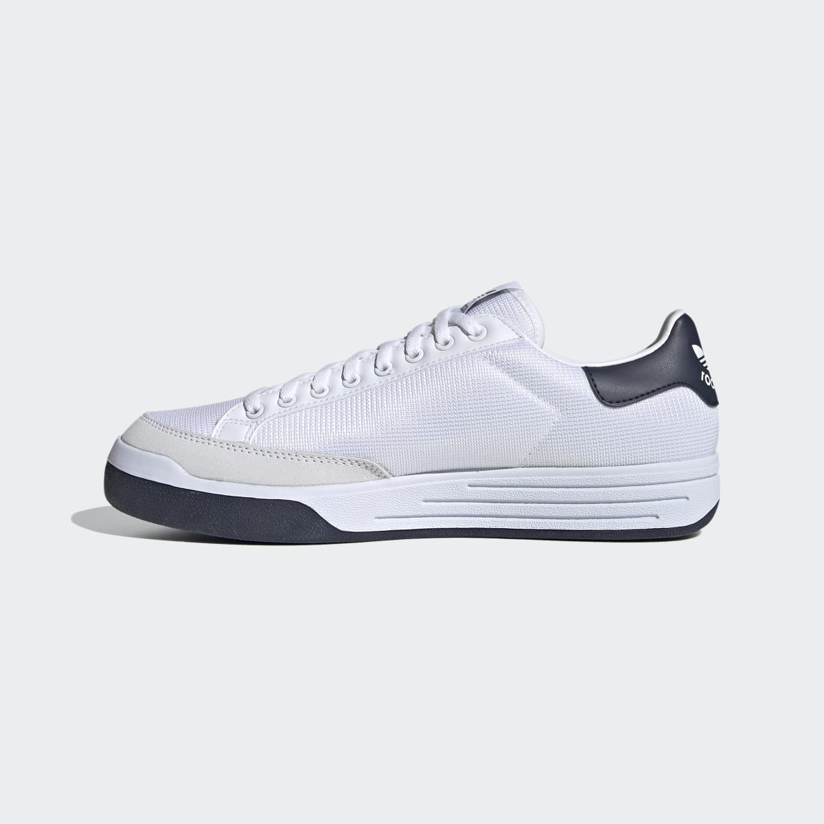 Adidas Men's Rod Laver Shoes - Cloud White / Cloud White / Collegiate Navy - Image 6