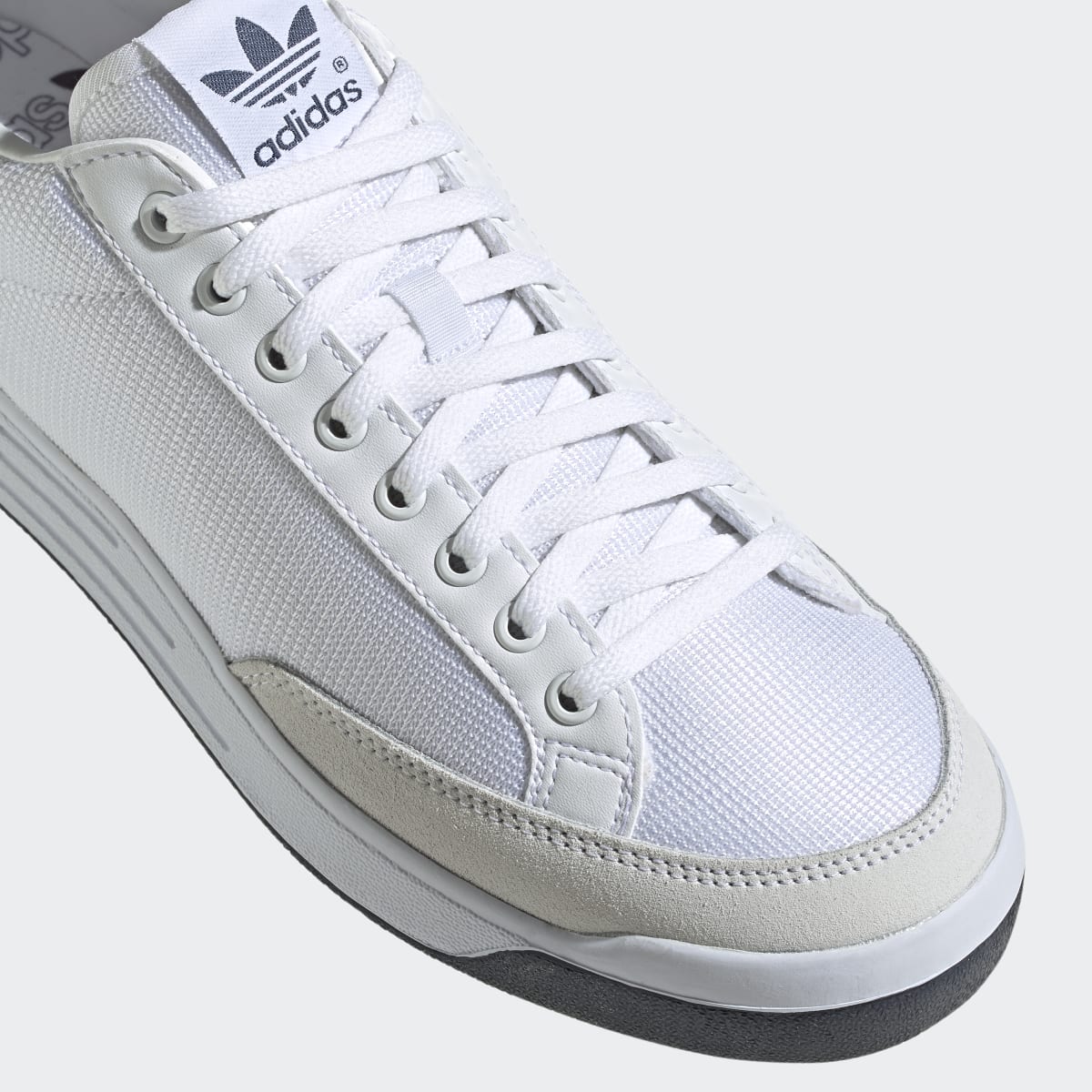 Adidas Men's Rod Laver Shoes - Cloud White / Cloud White / Collegiate Navy - Image 10