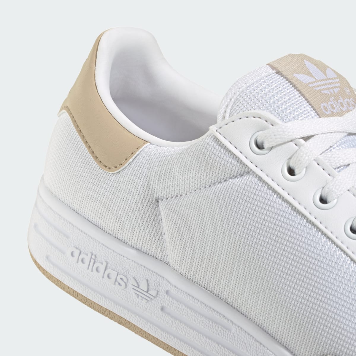 Adidas Men's Rod Laver Shoes - Cloud White / Cloud White / Khaki Three - Image 8