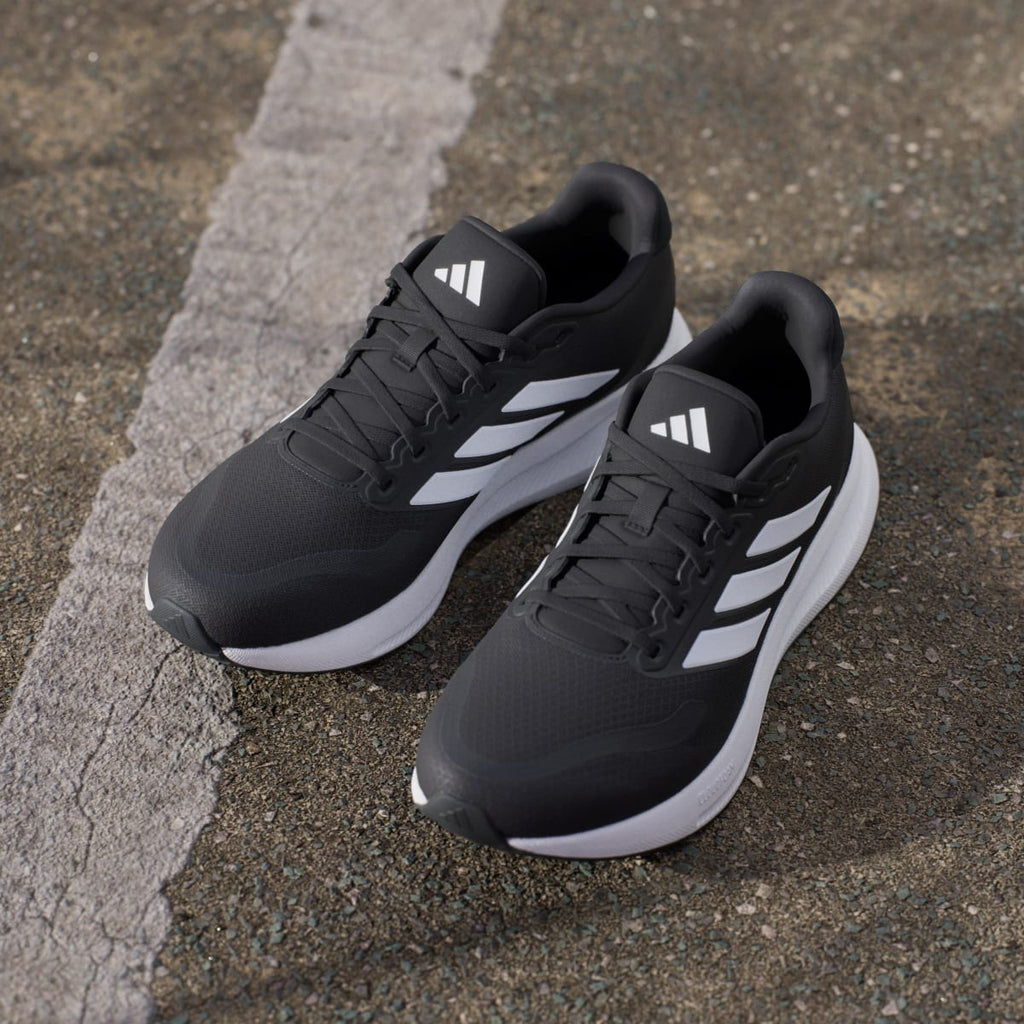 Adidas Men's Runfalcon 5 Running Shoes - Core Black / Cloud White / Core Black - Image 5