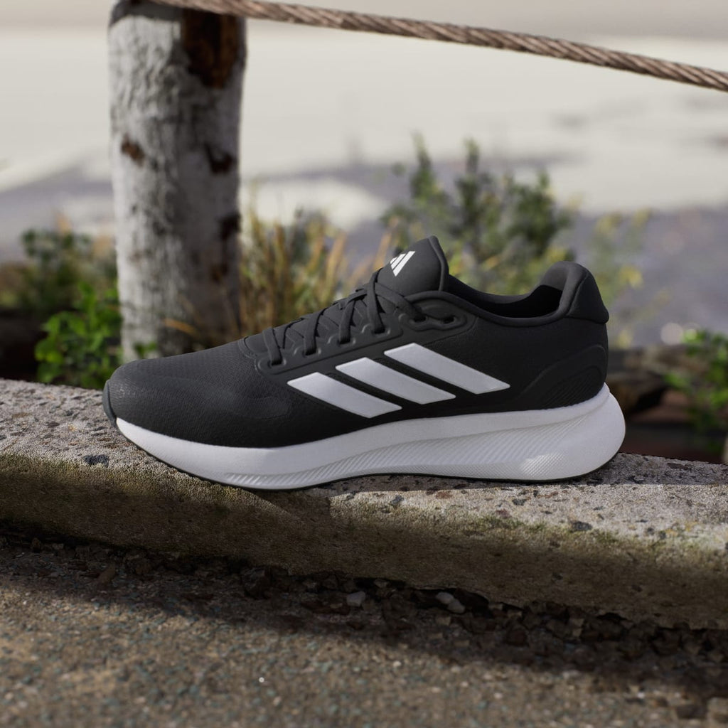Adidas Men's Runfalcon 5 Running Shoes - Core Black / Cloud White / Core Black - Image 7