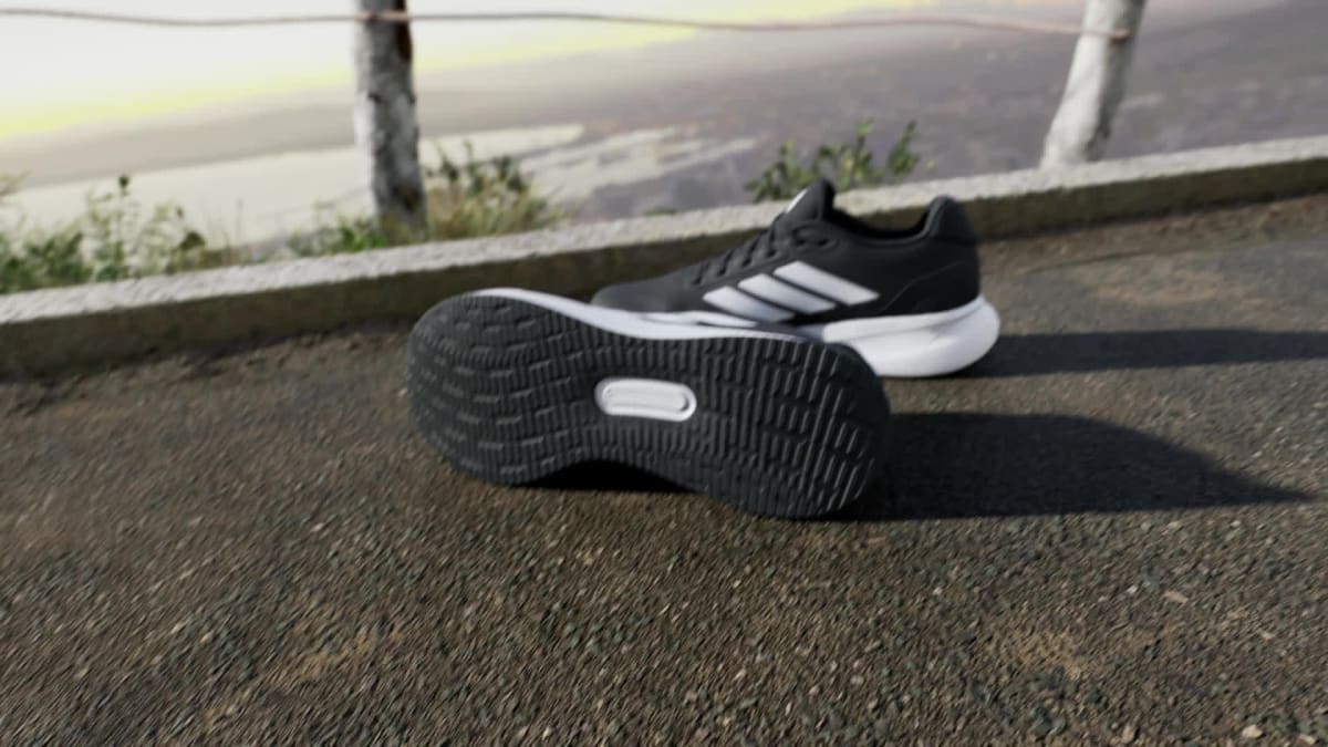 Adidas Men's Runfalcon 5 Running Shoes - Core Black / Cloud White / Core Black - Image 2