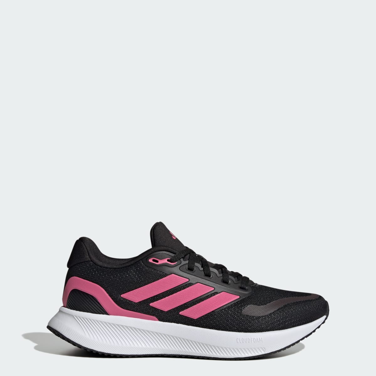 Adidas Women's Runfalcon 5 Running Shoes - Core Black / Pink Fusion / Cloud White - Image 1