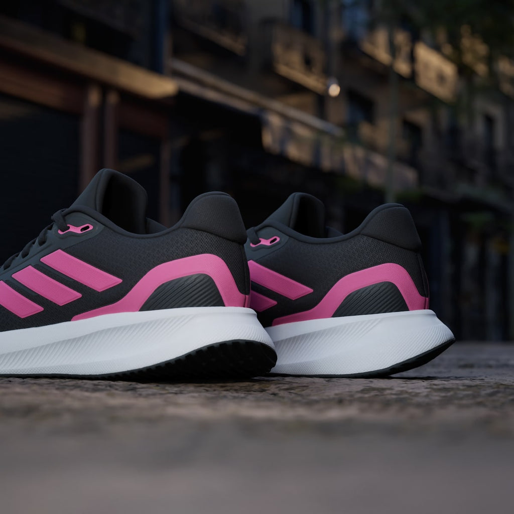 Adidas Women's Runfalcon 5 Running Shoes - Core Black / Pink Fusion / Cloud White - Image 10