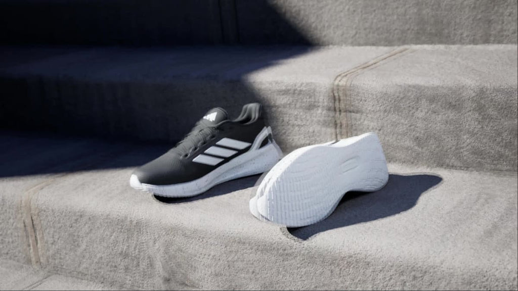 Adidas Men's Runfalcon 5 Running Shoes - Core Black / Cloud White / Core Black - Image 2
