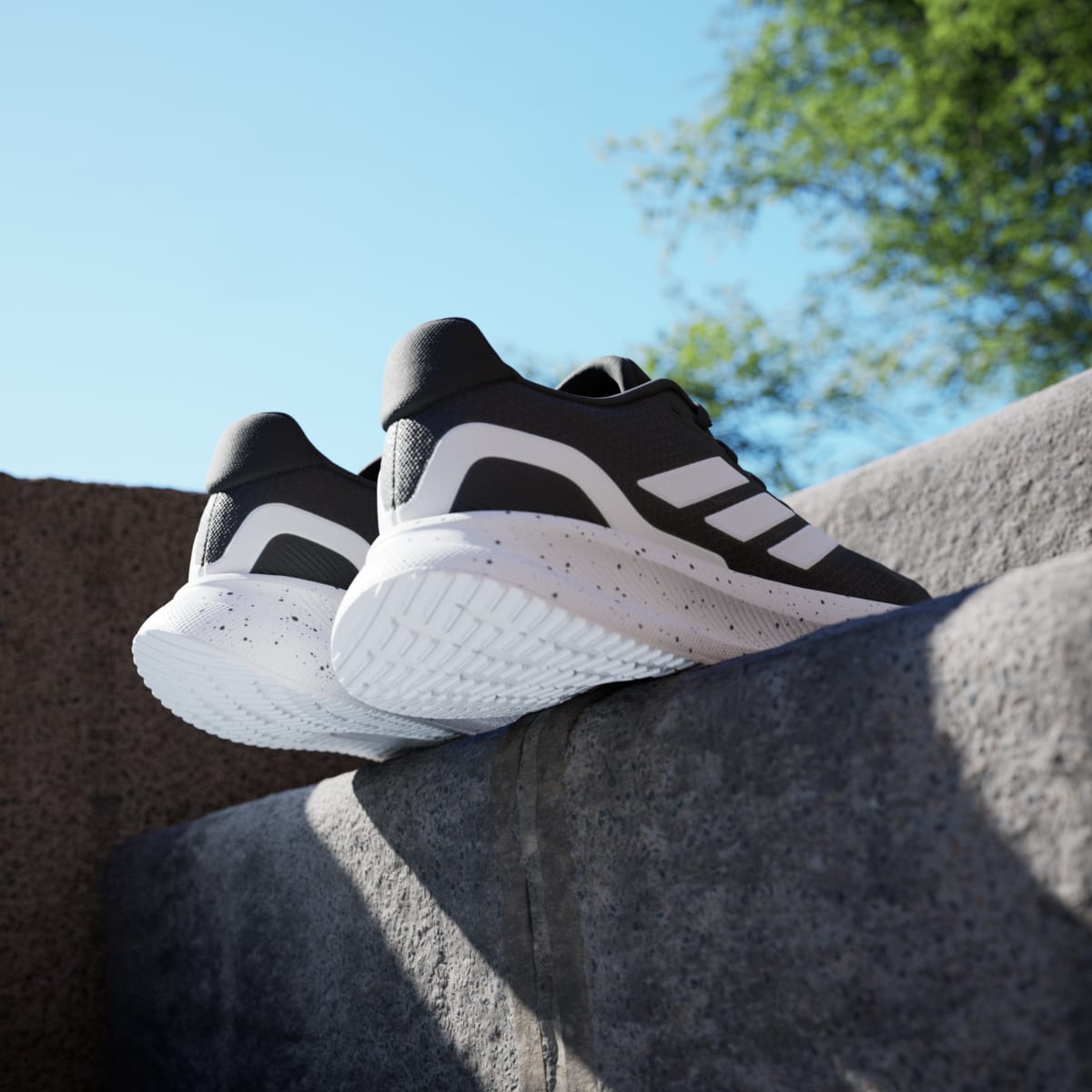 Adidas Women's Runfalcon 5 Running Shoes - Core Black / Cloud White / Core Black - Image 6