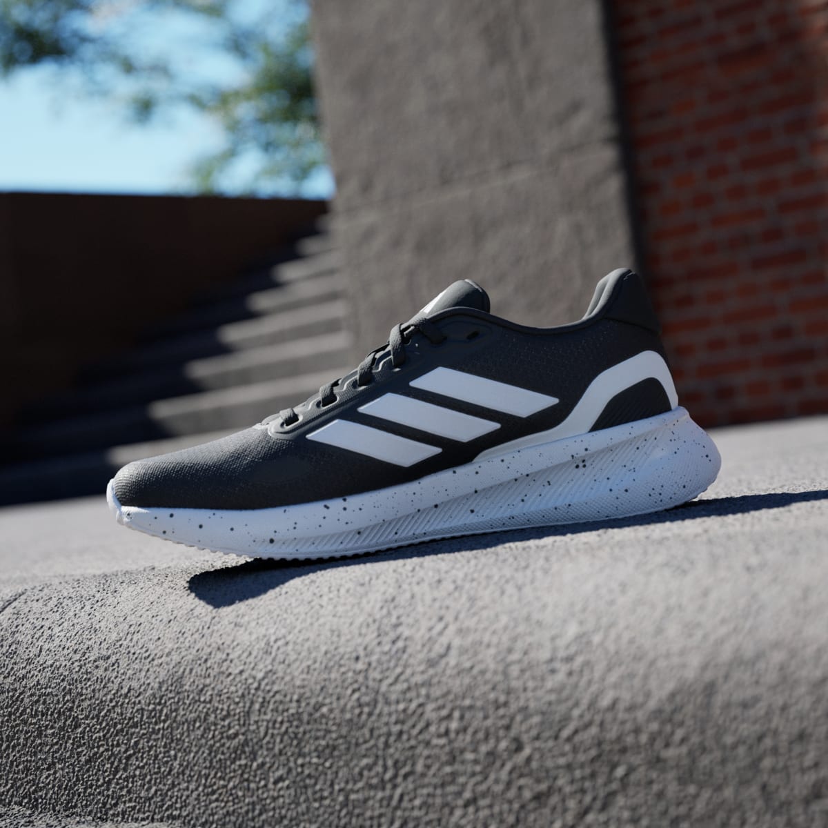 Adidas Women's Runfalcon 5 Running Shoes - Core Black / Cloud White / Core Black - Image 7