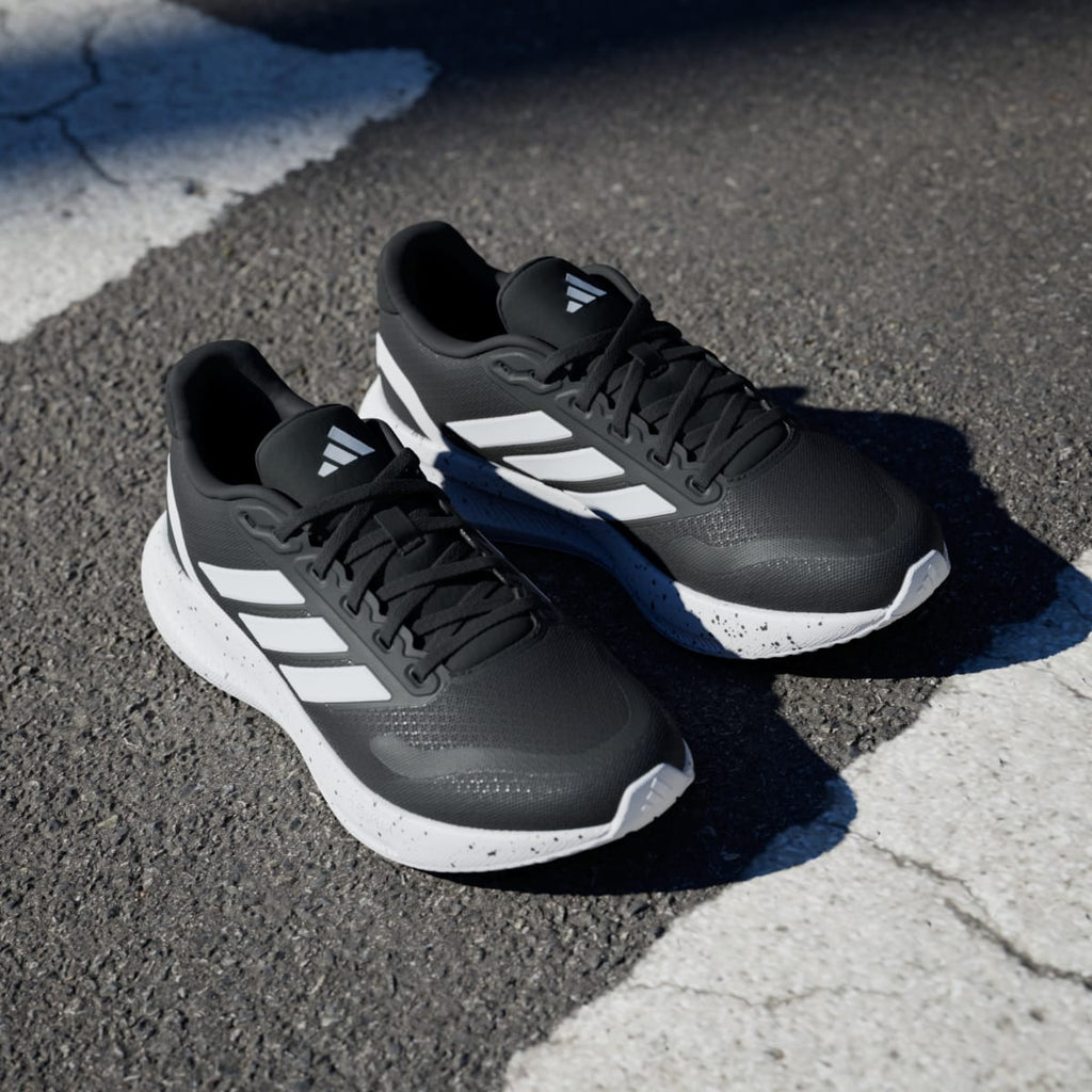 Adidas Women's Runfalcon 5 Running Shoes - Core Black / Cloud White / Core Black - Image 8