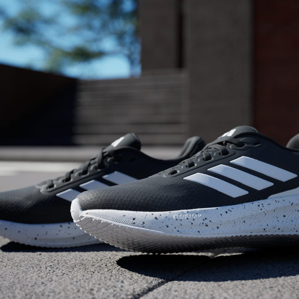 Adidas Women's Runfalcon 5 Running Shoes - Core Black / Cloud White / Core Black - Image 9