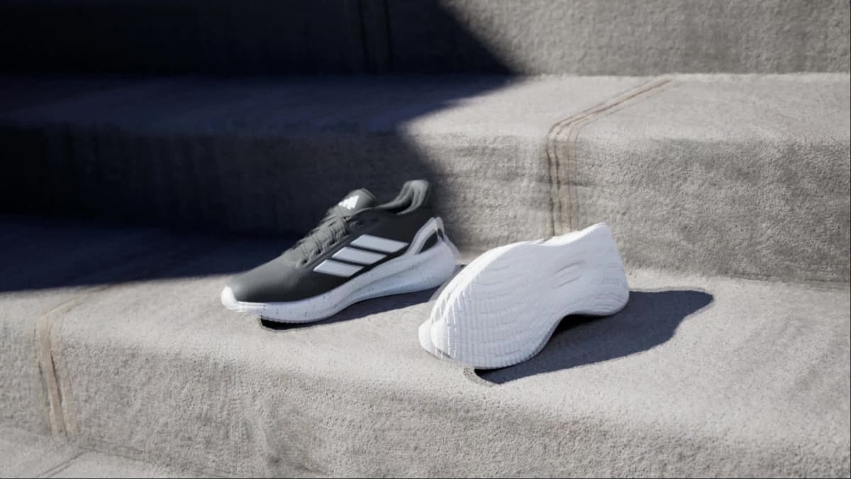 Adidas Women's Runfalcon 5 Running Shoes - Core Black / Cloud White / Core Black - Image 2