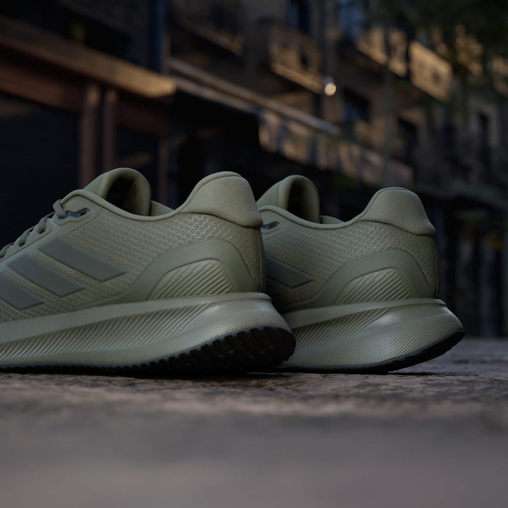 Adidas Men's Runfalcon 5 Running Shoes - Olive Strata / Shadow Olive / Core Black - Image 10
