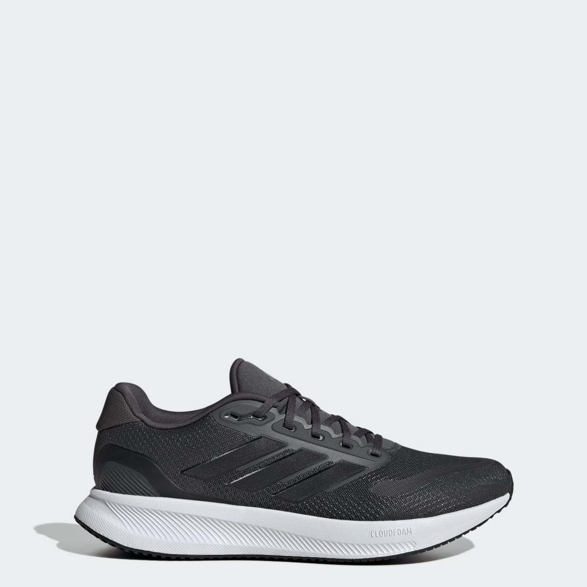 Adidas Men's Runfalcon 5 Running Shoes - Grey Six / Core Black / Cloud White - Image 1