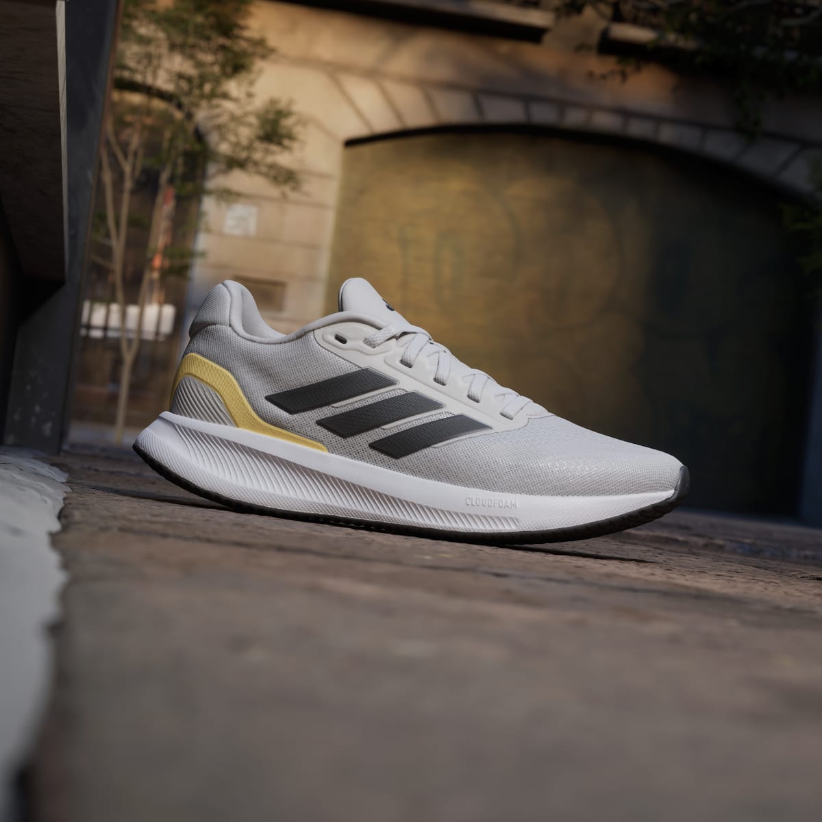 Adidas Women's Runfalcon 5 Running Shoes - Grey One / Core Black / Cloud White - Image 3