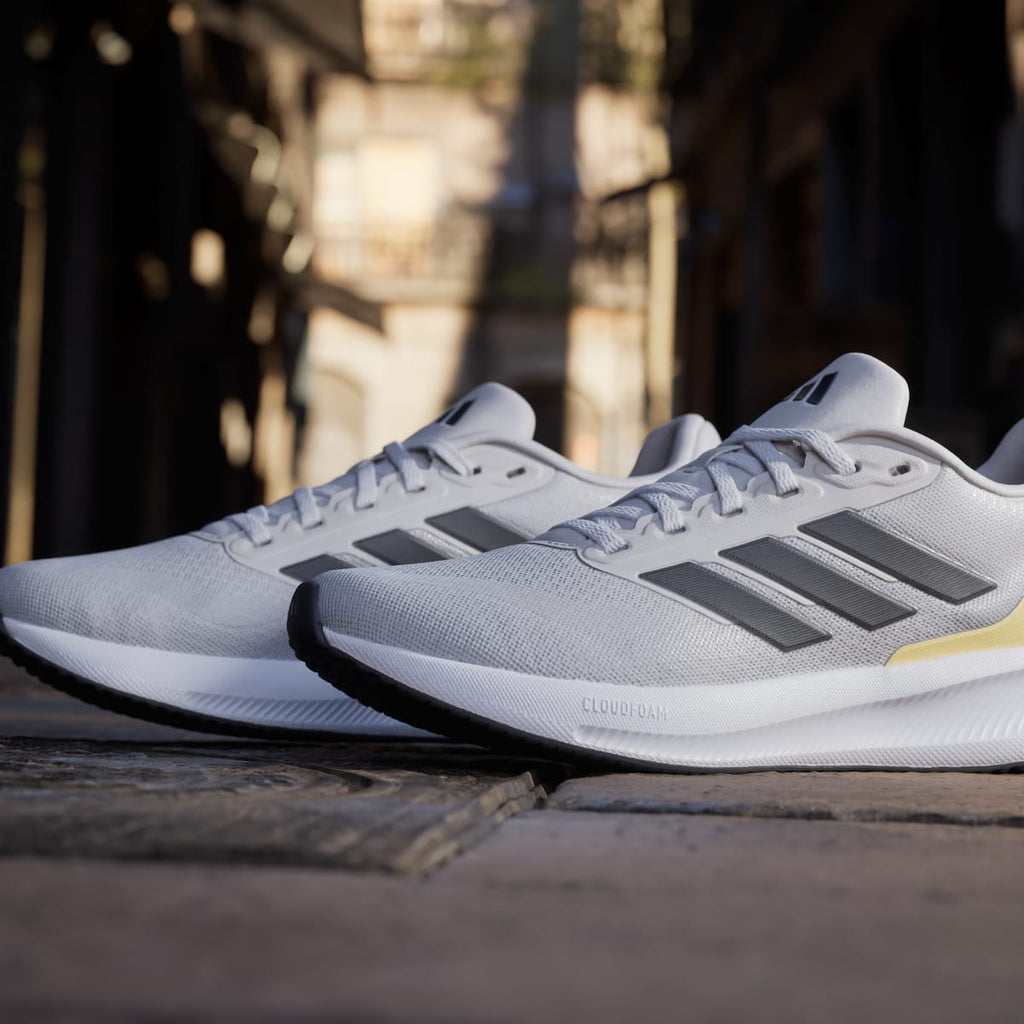 Adidas Women's Runfalcon 5 Running Shoes - Grey One / Core Black / Cloud White - Image 9