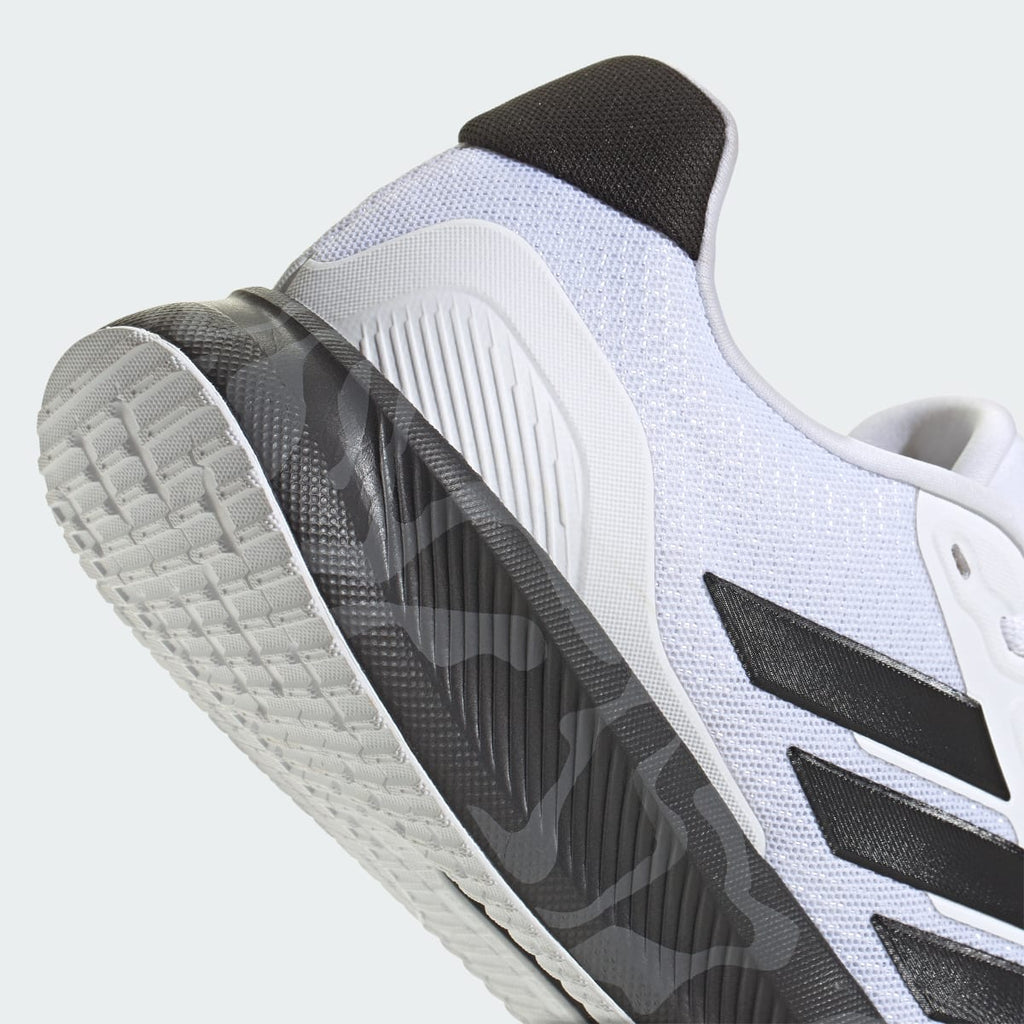 Adidas Men's Runfalcon 5 Running Shoes - Cloud White / Core Black / Grey Four - Image 7